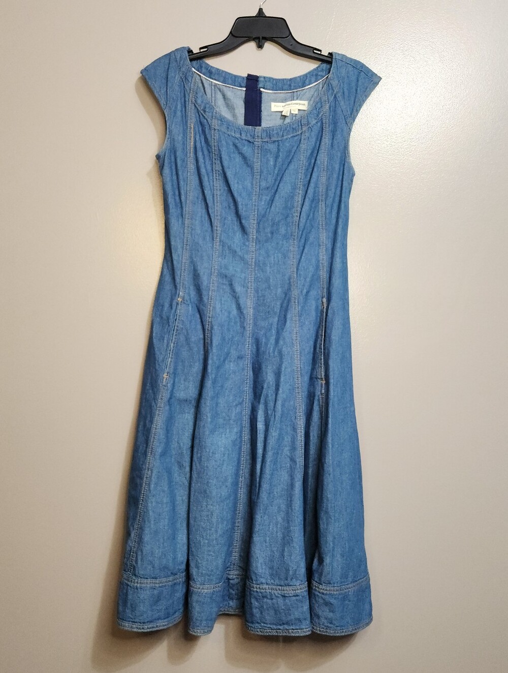 Pilcro & The Letterpress- Anthropologie Denim Sleeveless Dress Size US 2